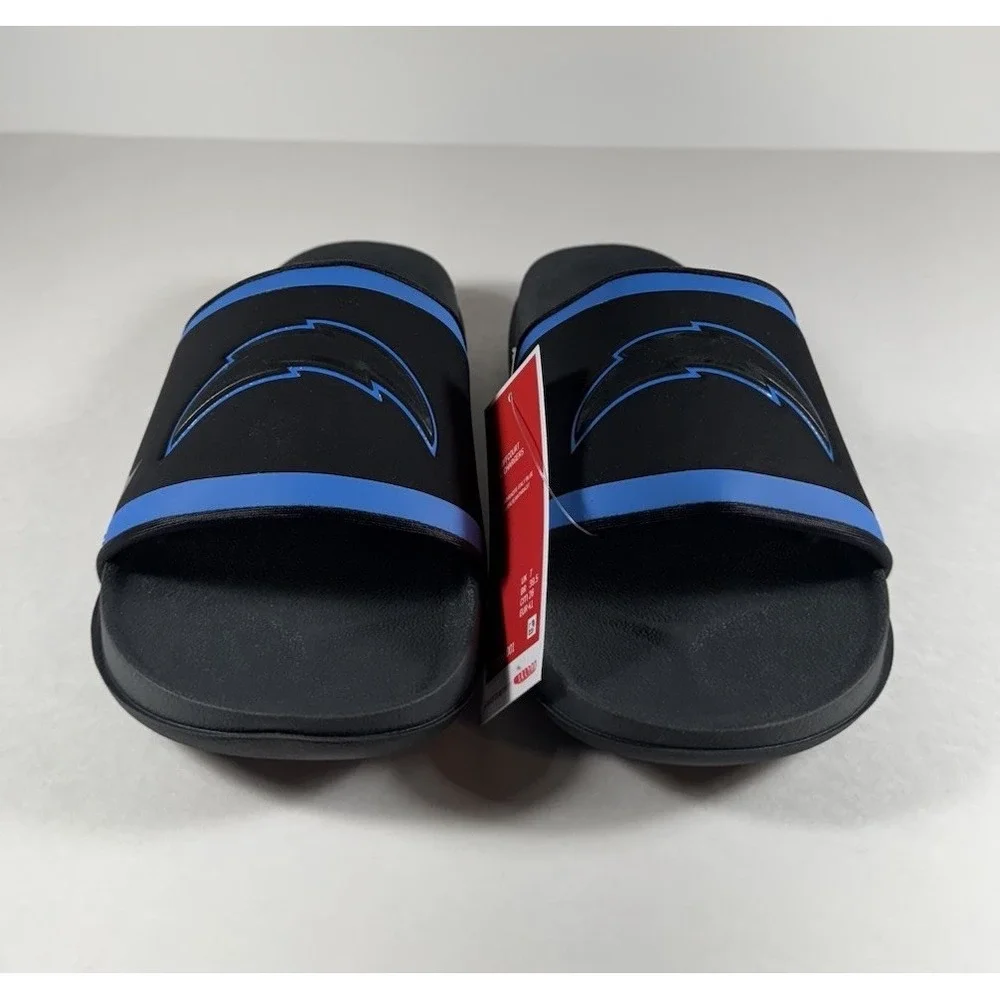 NIKE Offcourt LA Chargers NFL Slides Sandals Blue Black Men's 8 *NEW* DD0516-001